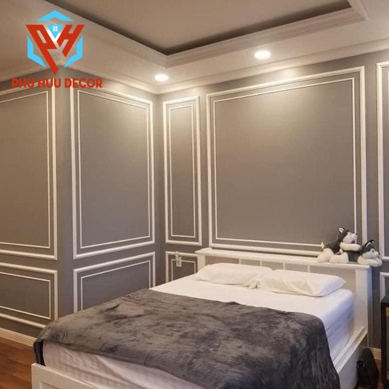 Phào chỉ nhựa Hàn Quốc Phú Hữu tăng tính thẩm mỹ cho không gian
