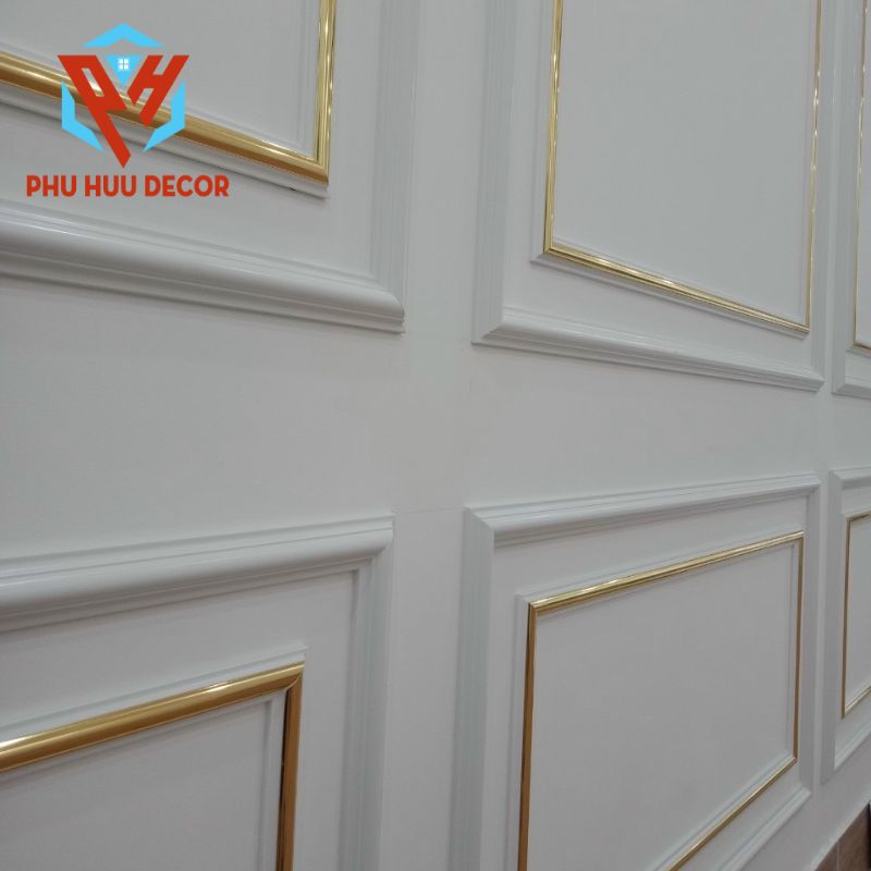 Mẫu phào chỉ nhựa PS Hàn Quốc sở hữu vẻ đẹp sang trọng