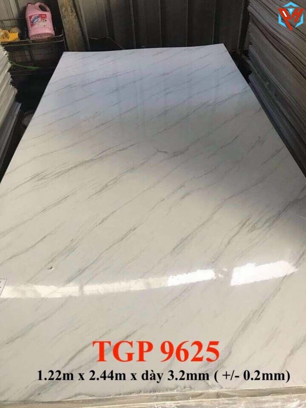 TẤM NHỰA PVC GIẢ ĐÁ MÃ 9625