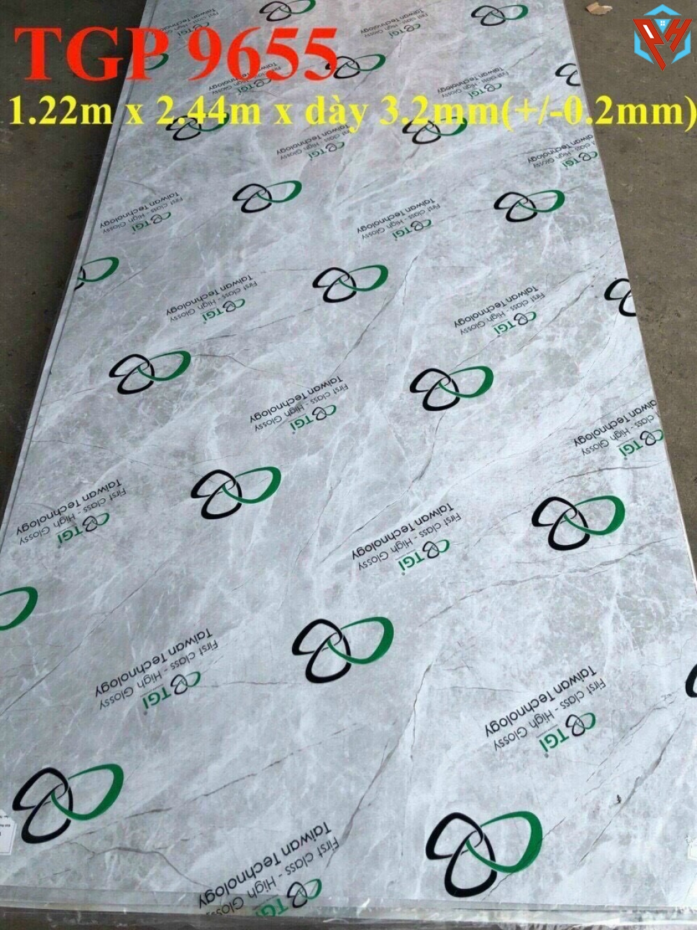 TẤM NHỰA PVC GIẢ ĐÁ MÃ 9655